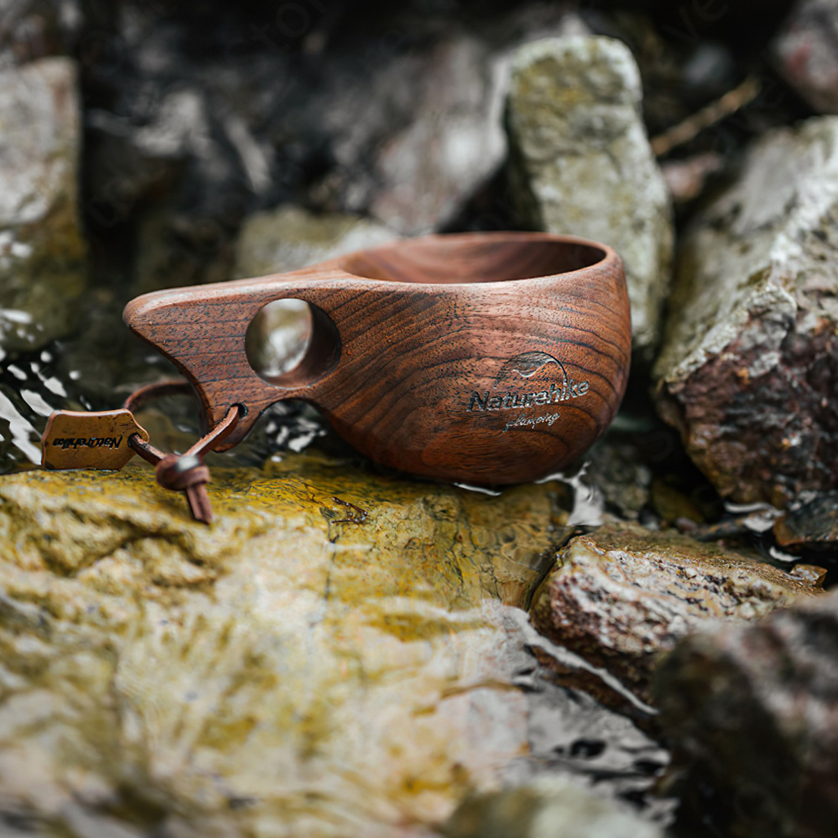 Cốc Gỗ Óc Chó Cắm Trại Dã ngoại Naturehike