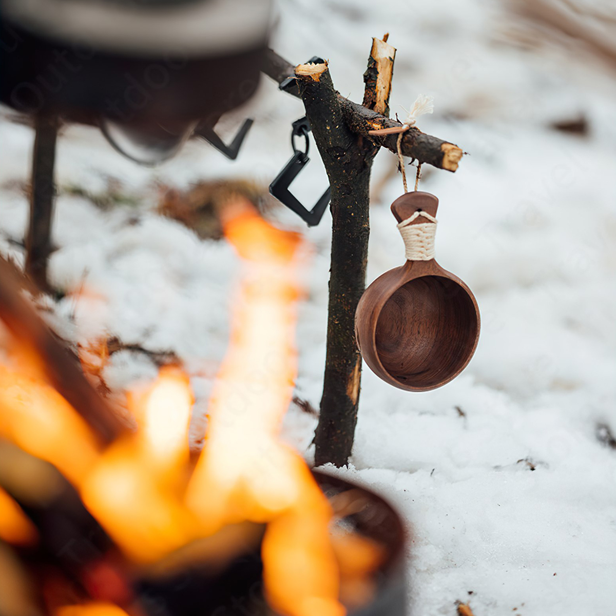 Cốc Gỗ Óc Chó Cắm Trại Dã ngoại Naturehike