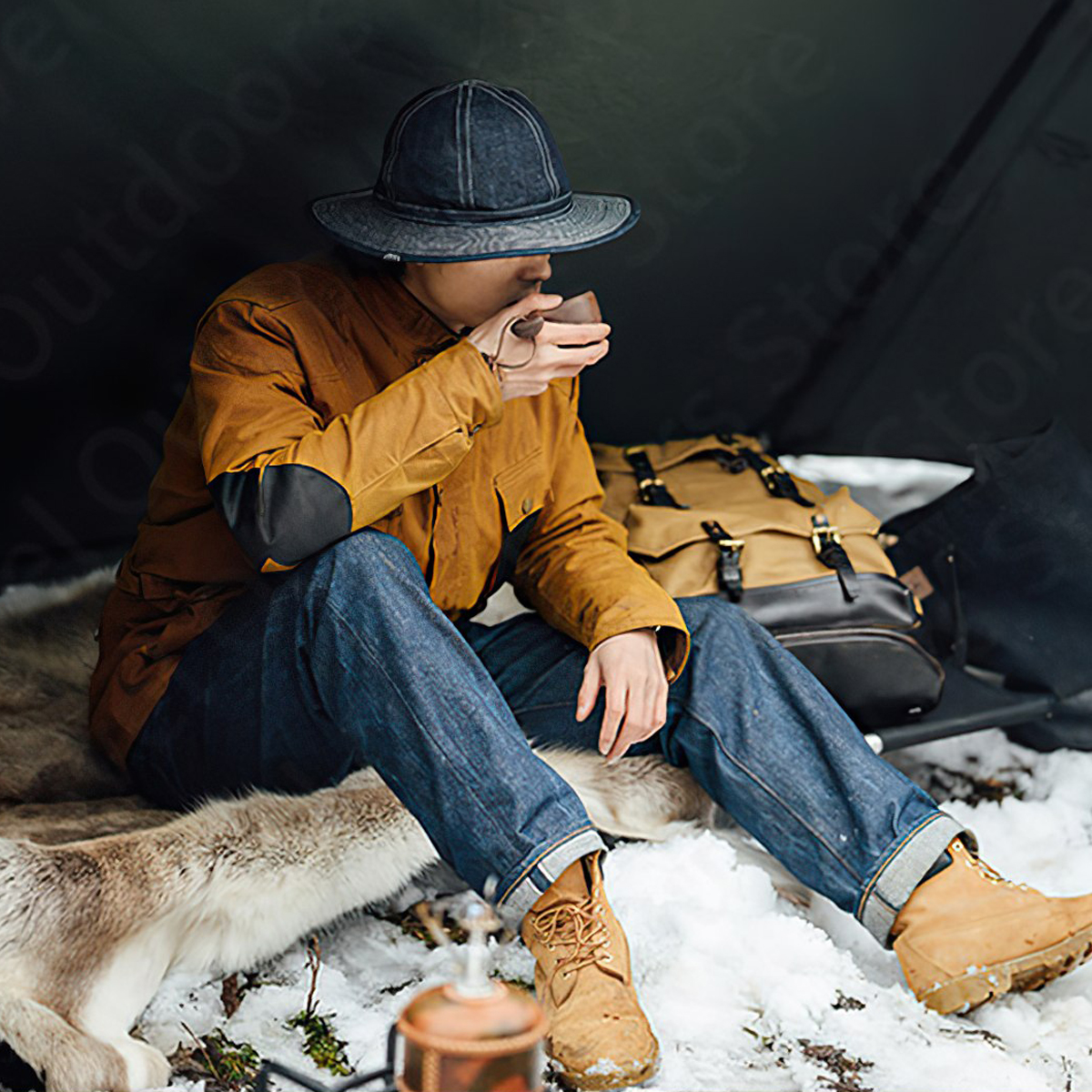 Cốc Gỗ Óc Chó Cắm Trại Dã ngoại Naturehike