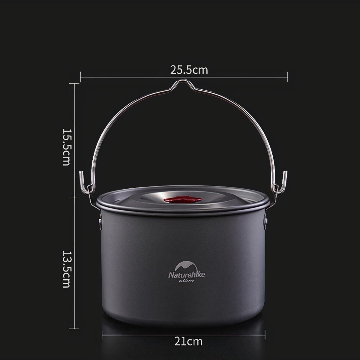 Nồi Treo Cắm Trại Dã Ngoại Đun Nước, Nấu Nướng Ngoài Trời 4L Naturehike