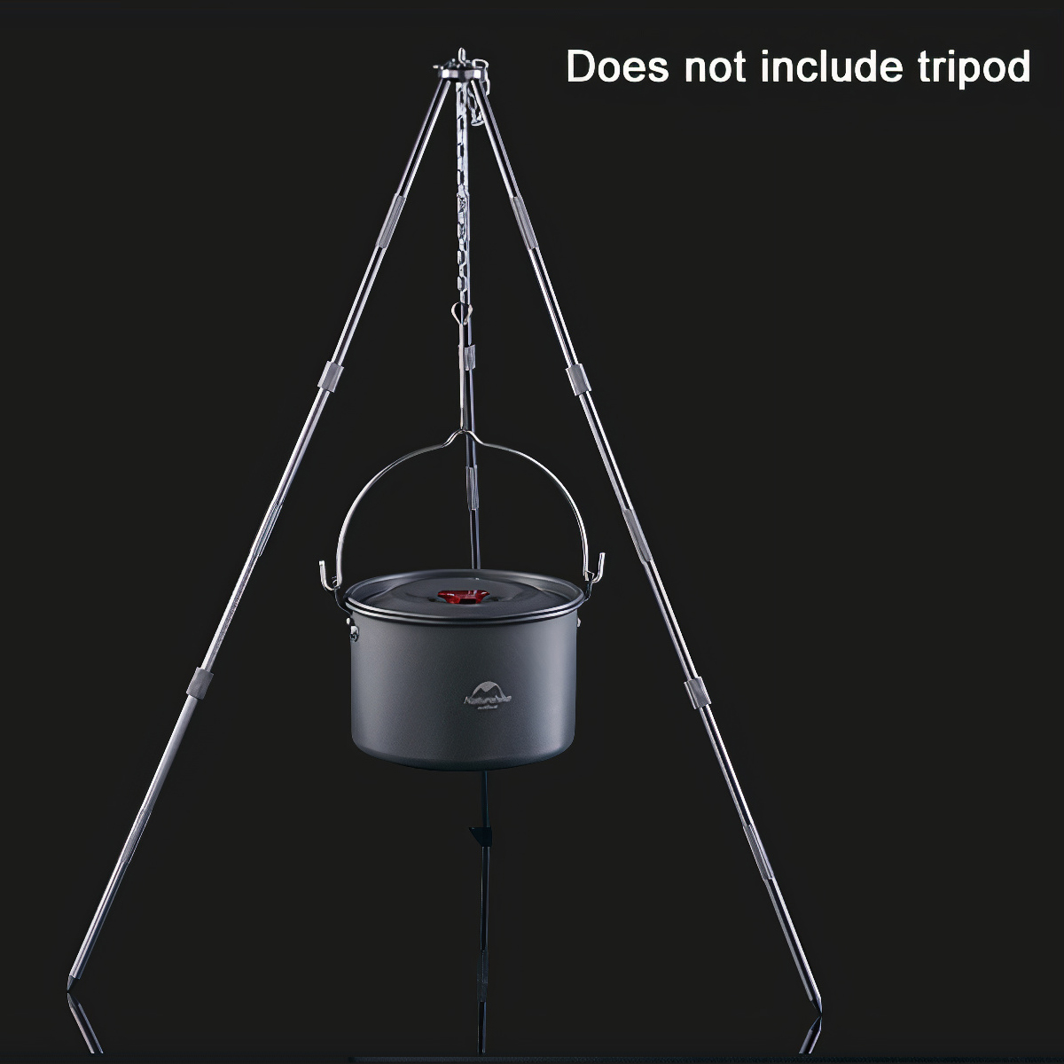 Nồi Treo Cắm Trại Dã Ngoại Đun Nước, Nấu Nướng Ngoài Trời 4L Naturehike