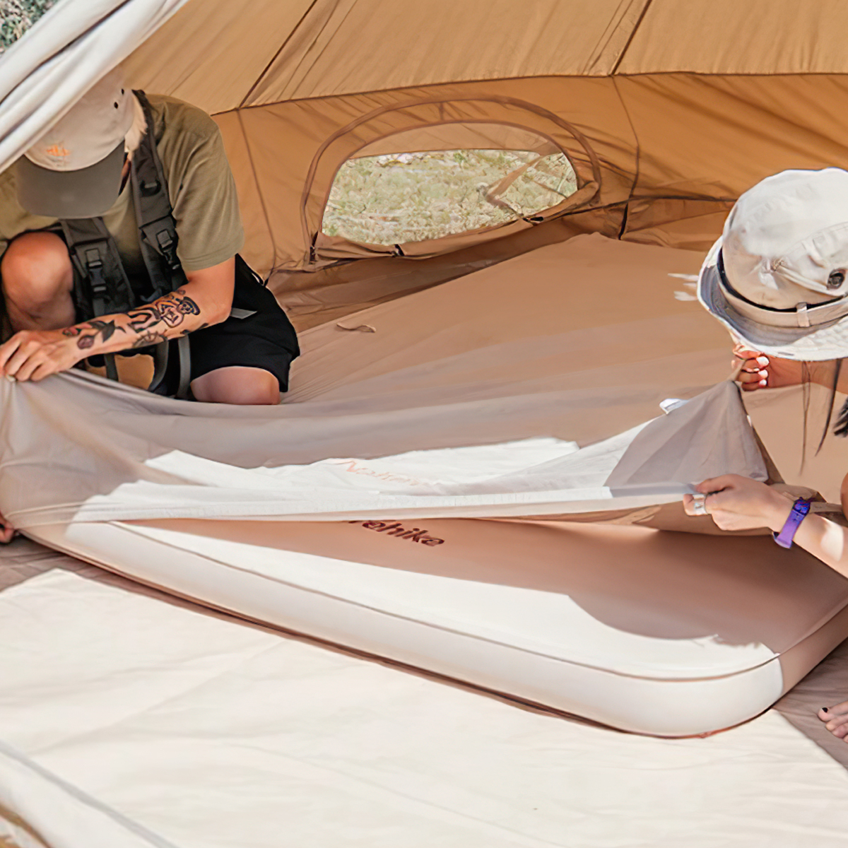 NatureHike Drap, Ga Phủ Nệm Bơm Hơi Glamping NH20PJ023