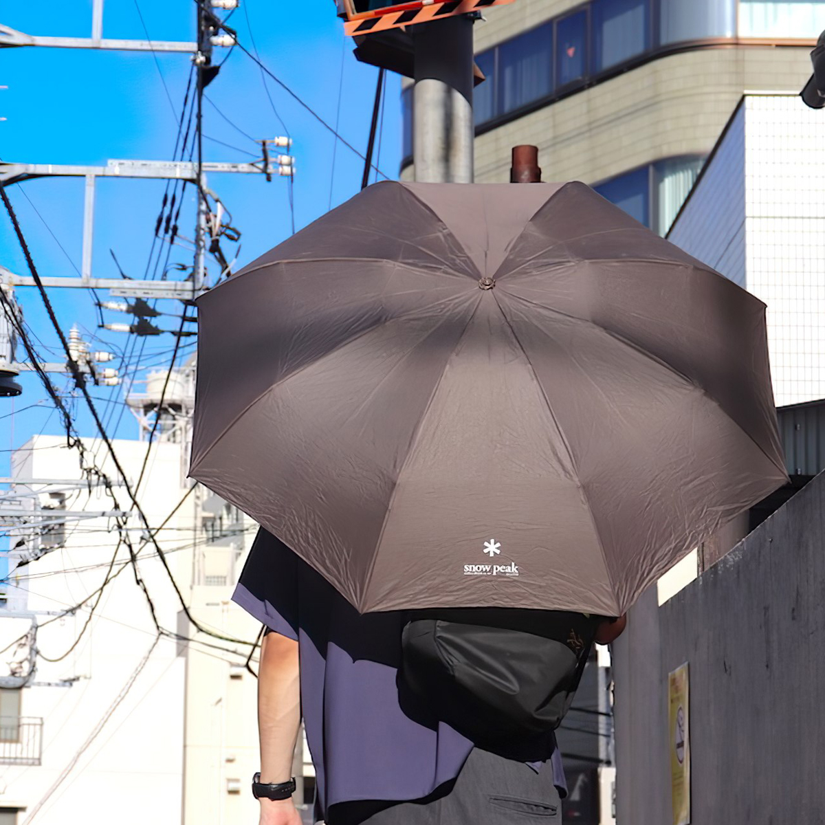 Dù Che Mưa Cắm Trại Du Lịch Snowpeak Umbrella Ul Gray