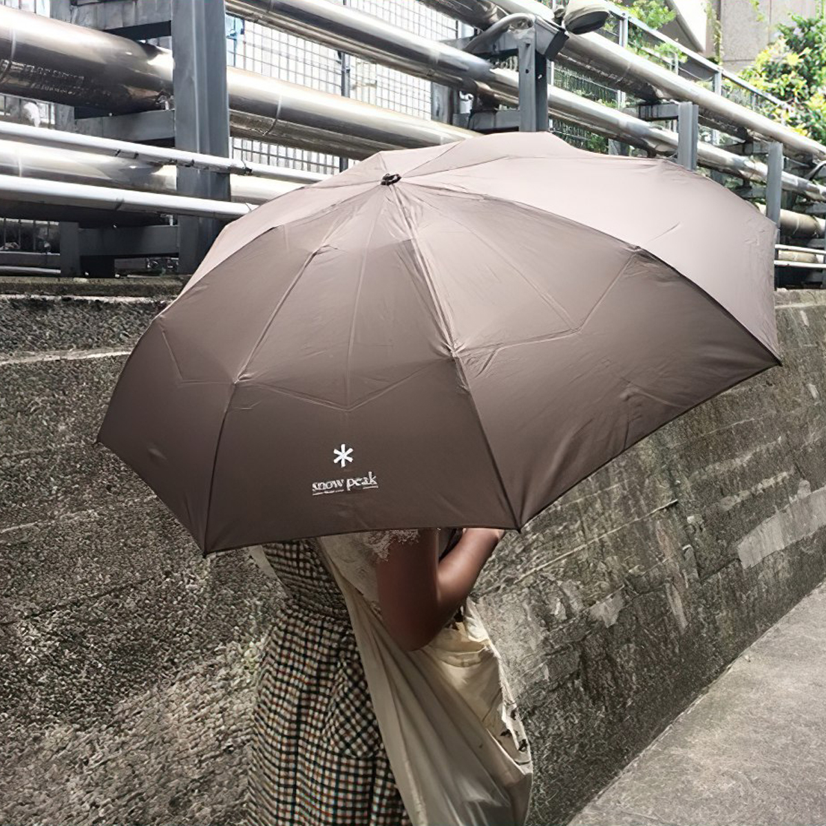 Dù Che Mưa Cắm Trại Du Lịch Snowpeak Umbrella Ul Gray