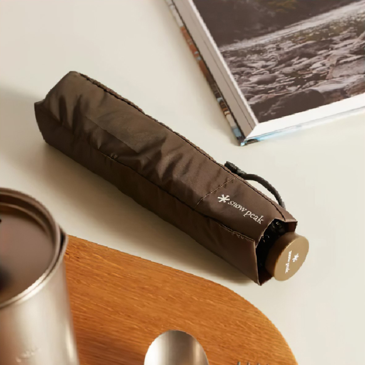 Dù Che Mưa Cắm Trại Du Lịch Snowpeak Umbrella Ul Gray