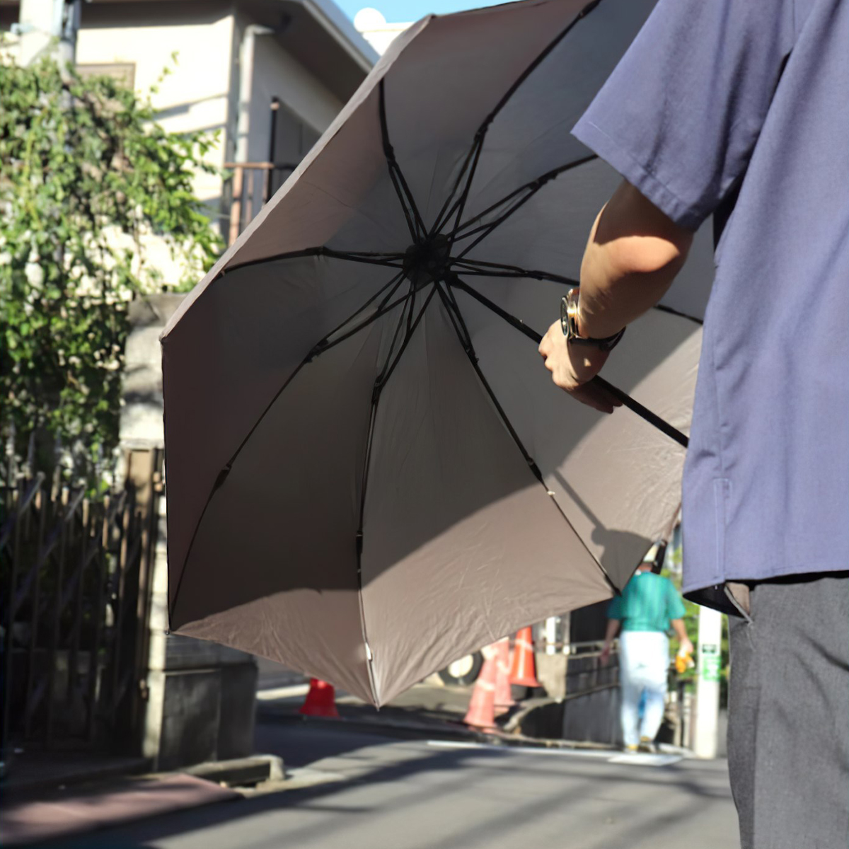 Dù Che Mưa Cắm Trại Du Lịch Snowpeak Umbrella Ul Gray