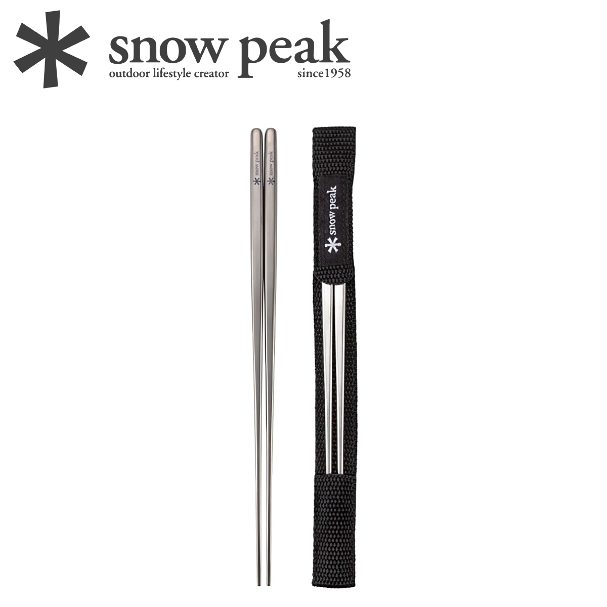 Đũa Cắm Trại Du Lịch Snowpeak Anodized Titanium Chopsticks