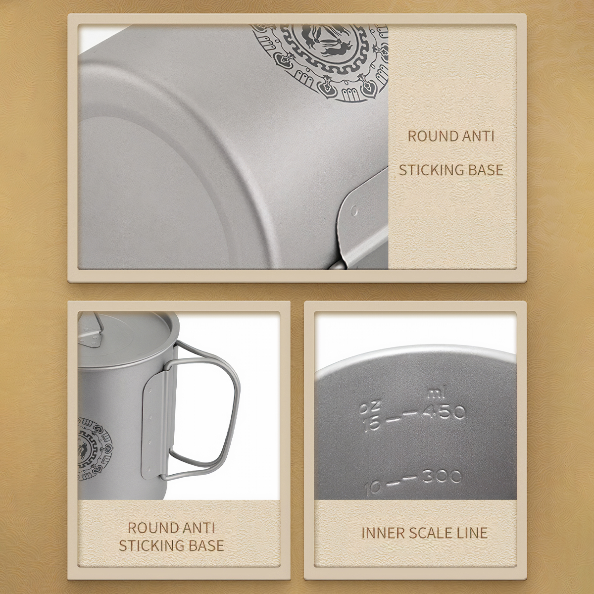 Naturehike Cốc siêu nhẹ Titanium Cup