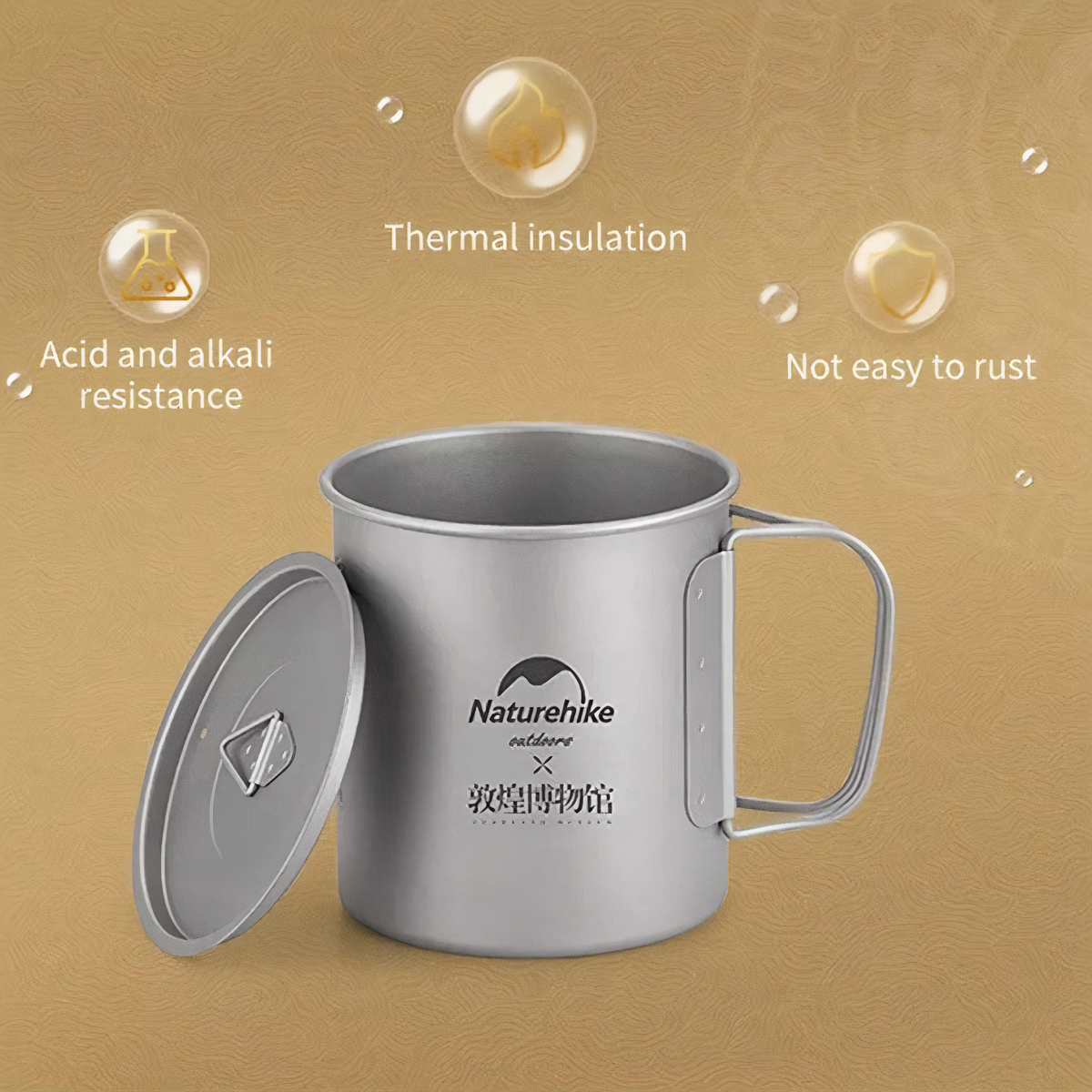 Naturehike Cốc siêu nhẹ Titanium Cup