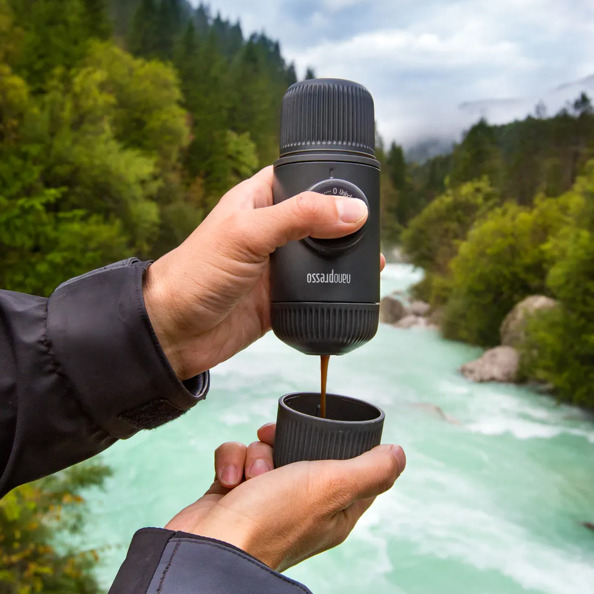 Dụng Cụ Pha Cà Phê Cắm Trại Du Lịch Cầm Tay Wacaco Nanopresso