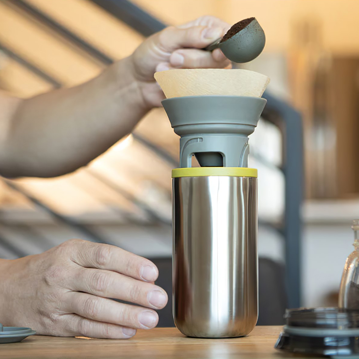 Dụng Cụ Pha Cà Phê Cắm Trại Du Lịch Wacaco Cuppamoka