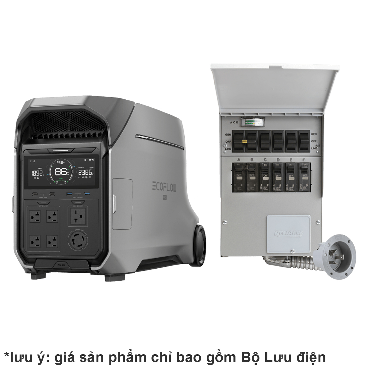 Ecoflow Delta Pro 3 Bộ Lưu Điện Di Động 4096Wh