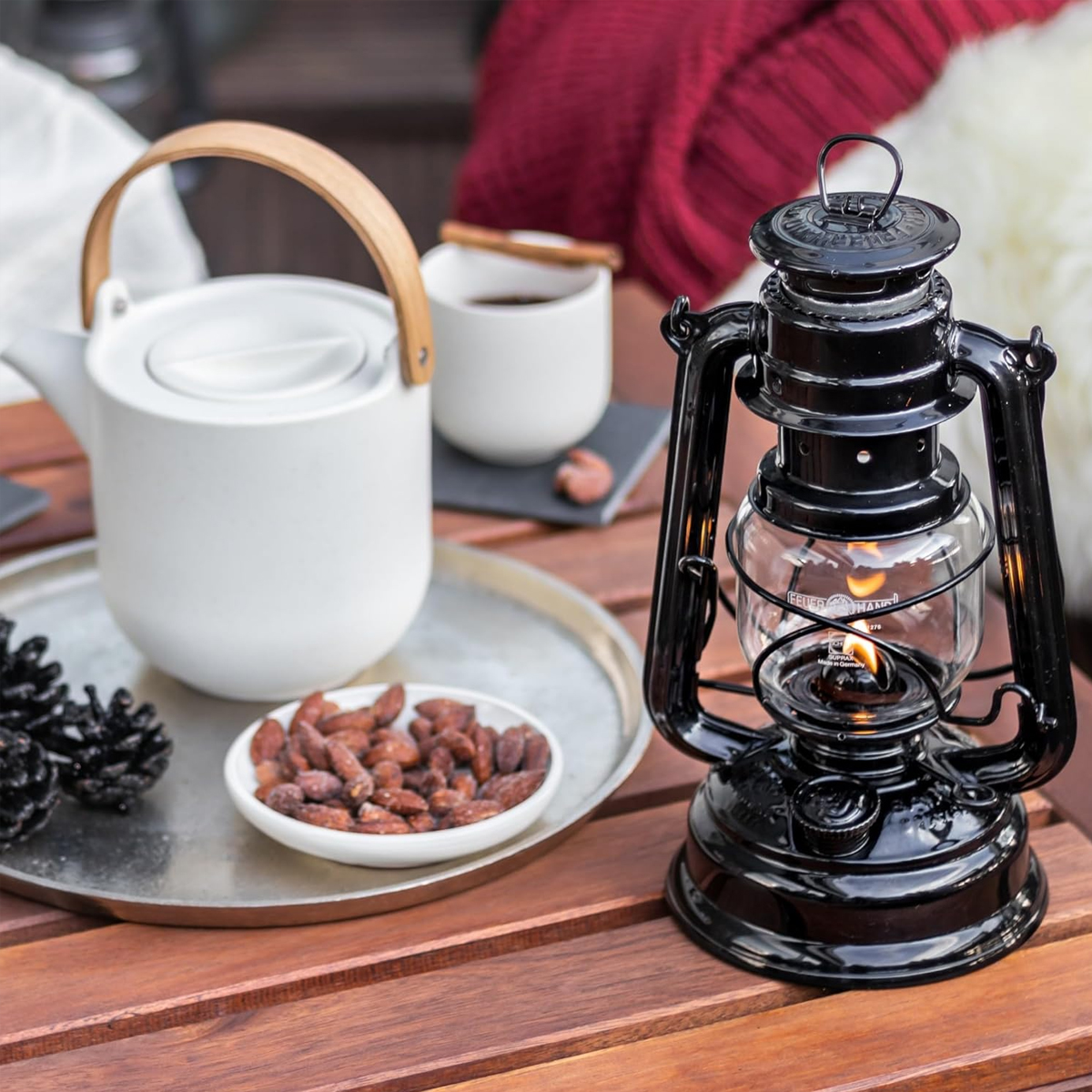 Feuerhands Đèn bão - Đèn Dầu Hurricane Lantern Baby Special 276 - Matt black