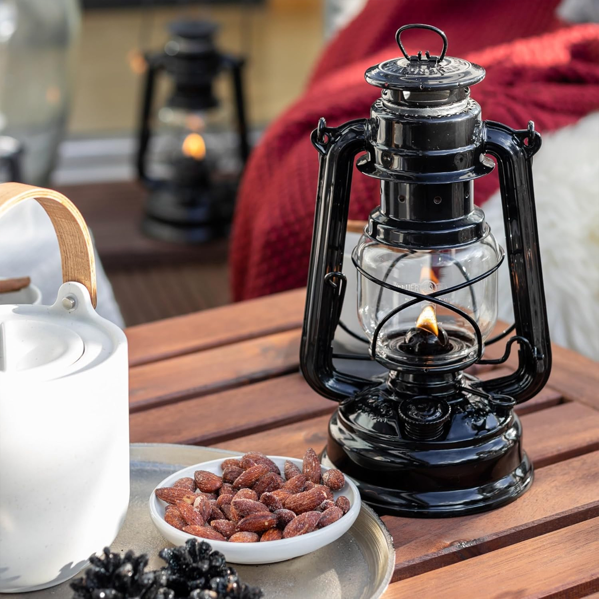 Feuerhands Đèn bão - Đèn Dầu Hurricane Lantern Baby Special 276 - Matt black