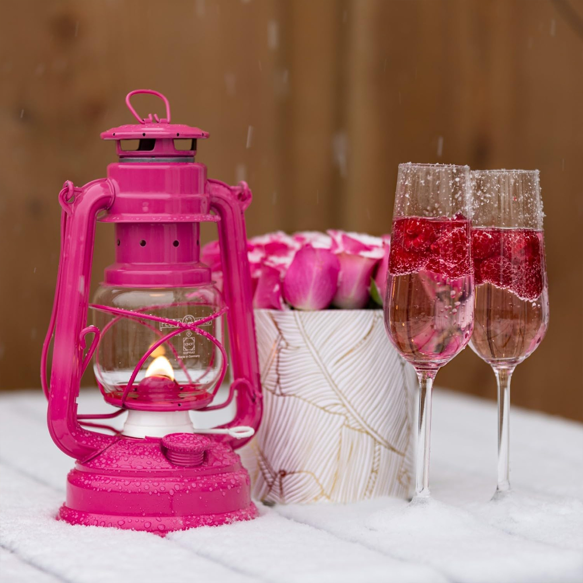Feuerhands Đèn bão - Đèn Dầu Hurricane Lantern Baby Special 276 - Telemagenta