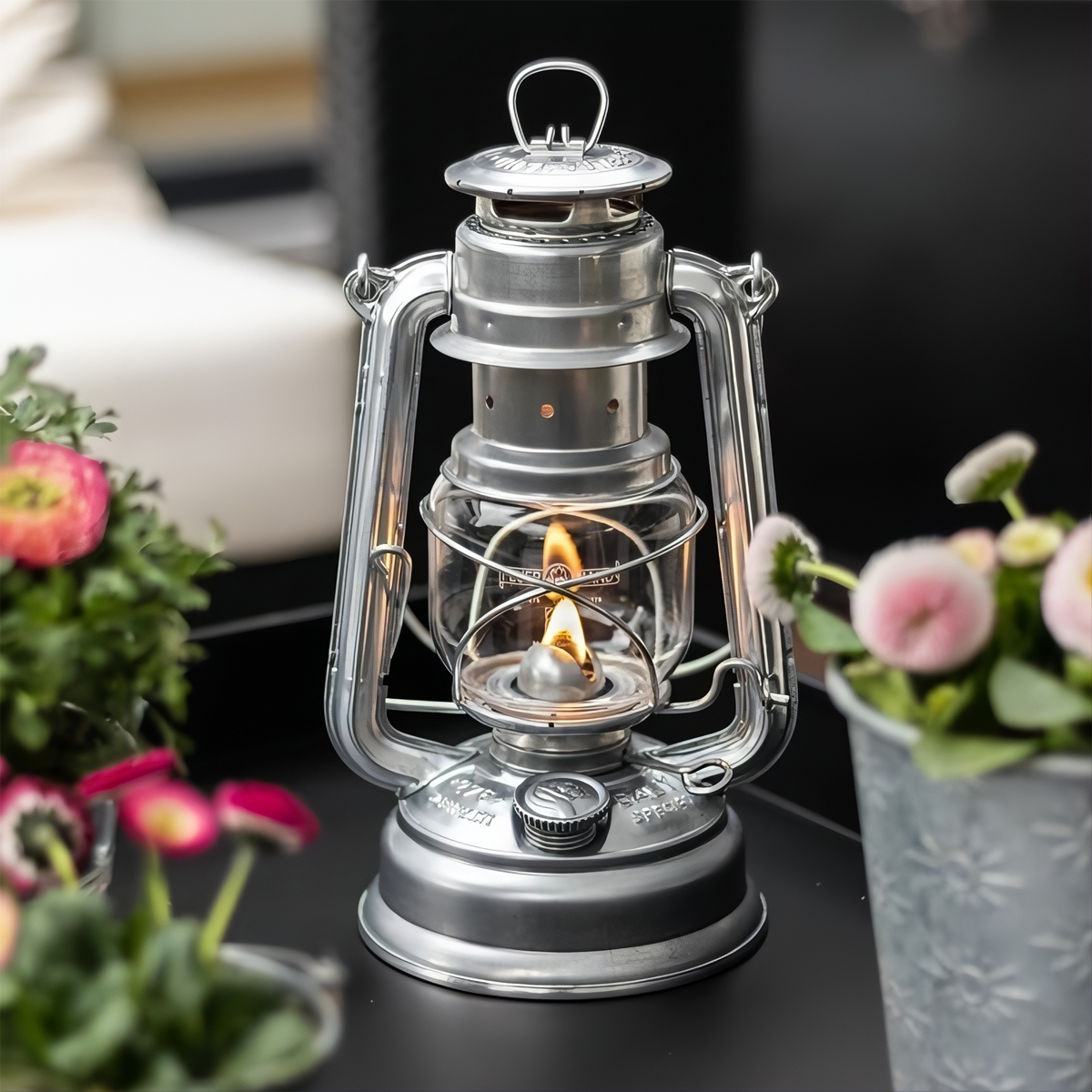 Feuerhands Đèn bão - Đèn Dầu Hurricane Lantern Baby Special 276 - Zinc-Plated