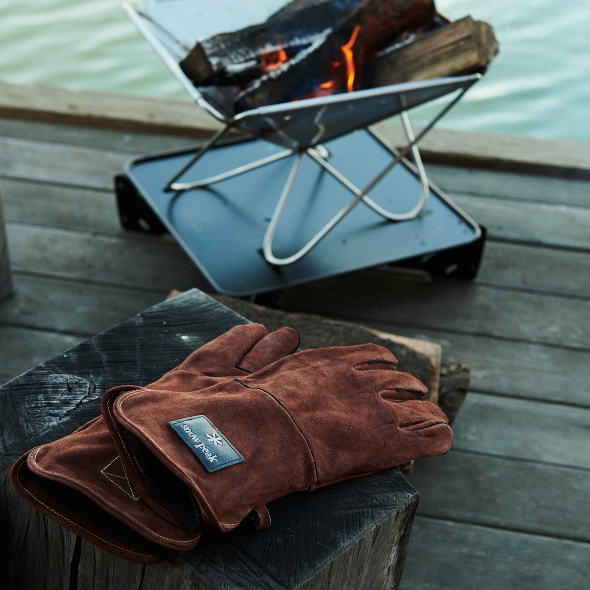 Găng Cắm Trại Du Lịch Tay Snowpeak Fire Side Gloves