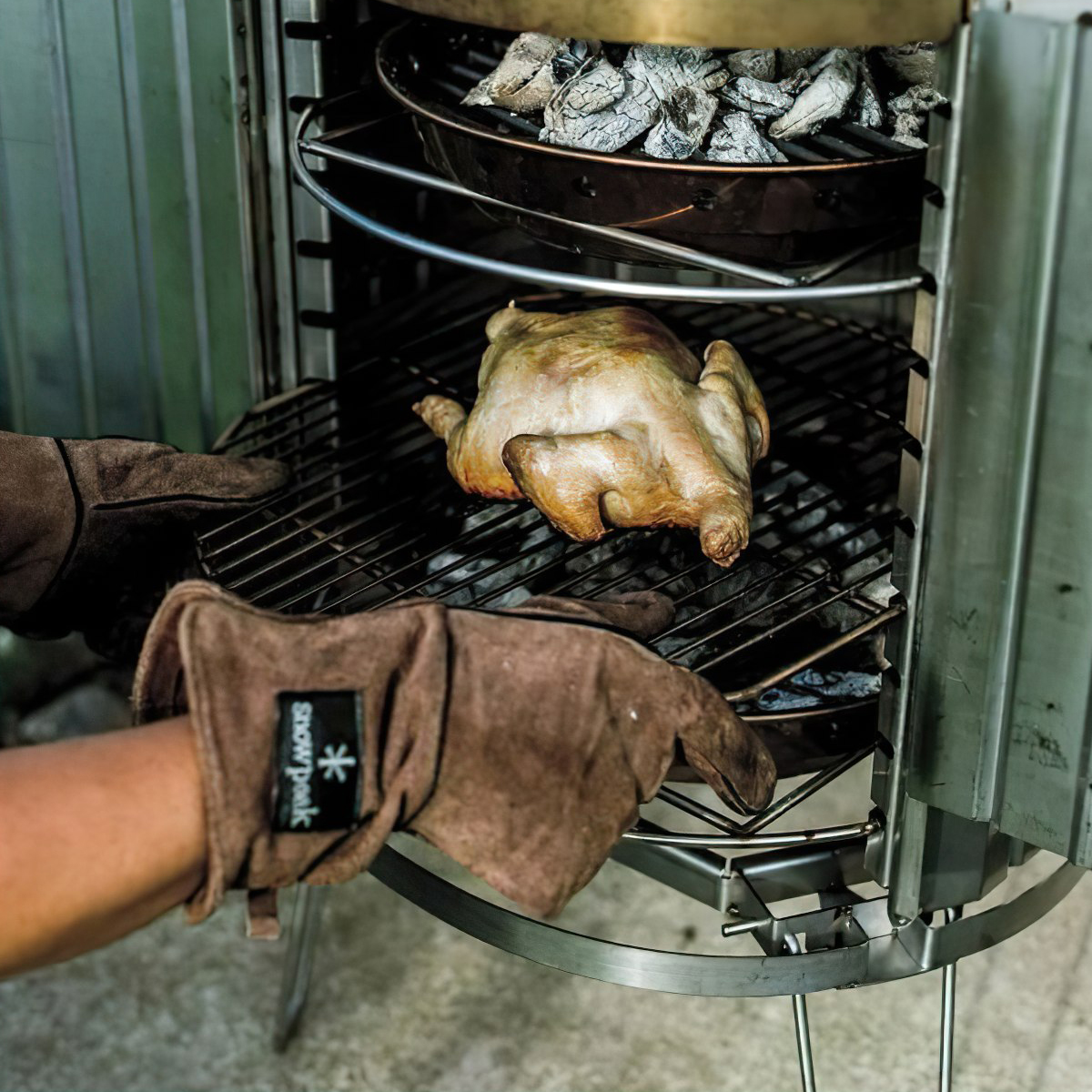 Găng Cắm Trại Du Lịch Tay Snowpeak Fire Side Gloves