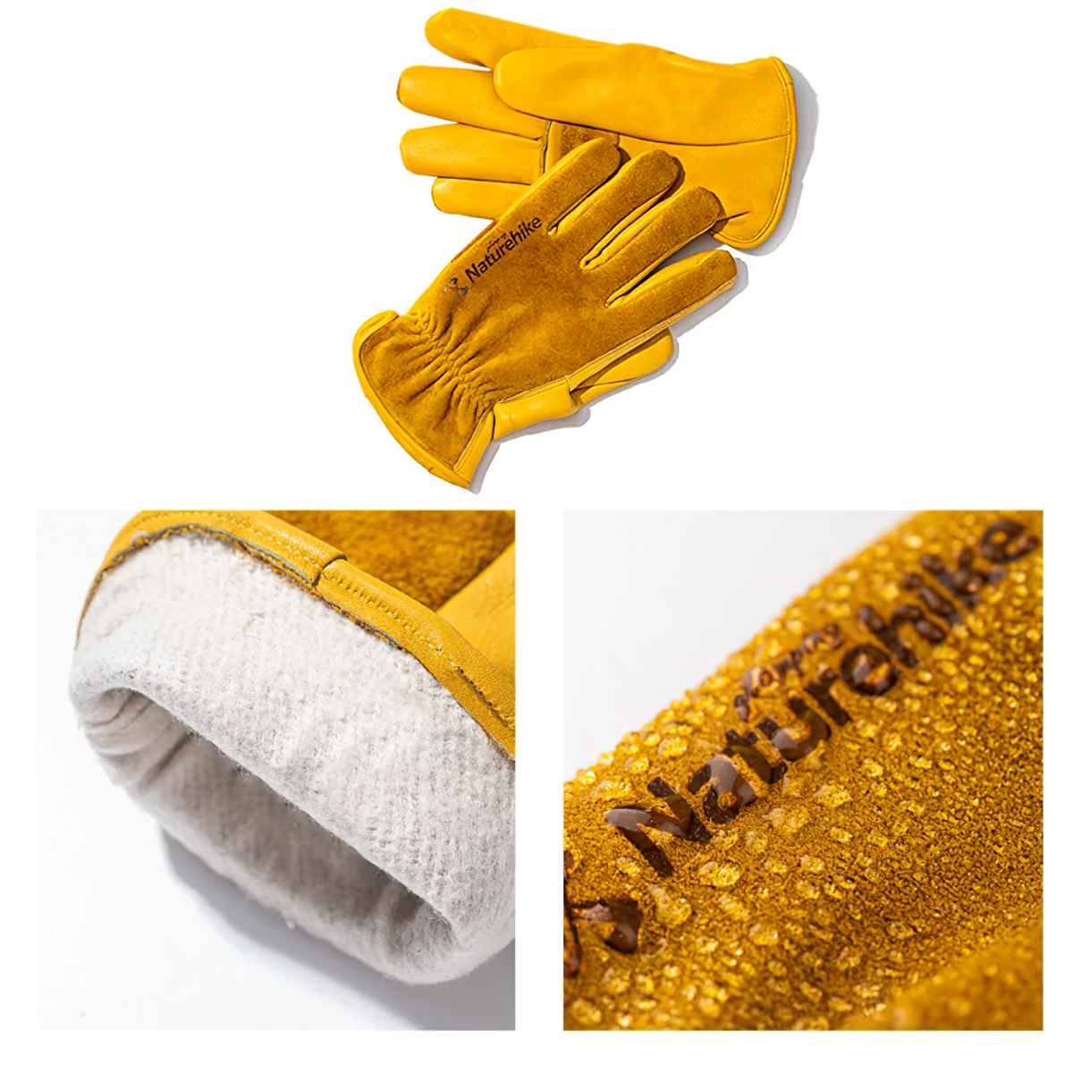 Naturehike Găng Tay Cắm Trại Bảo Hộ Da Bò GP-01 NH20FS041