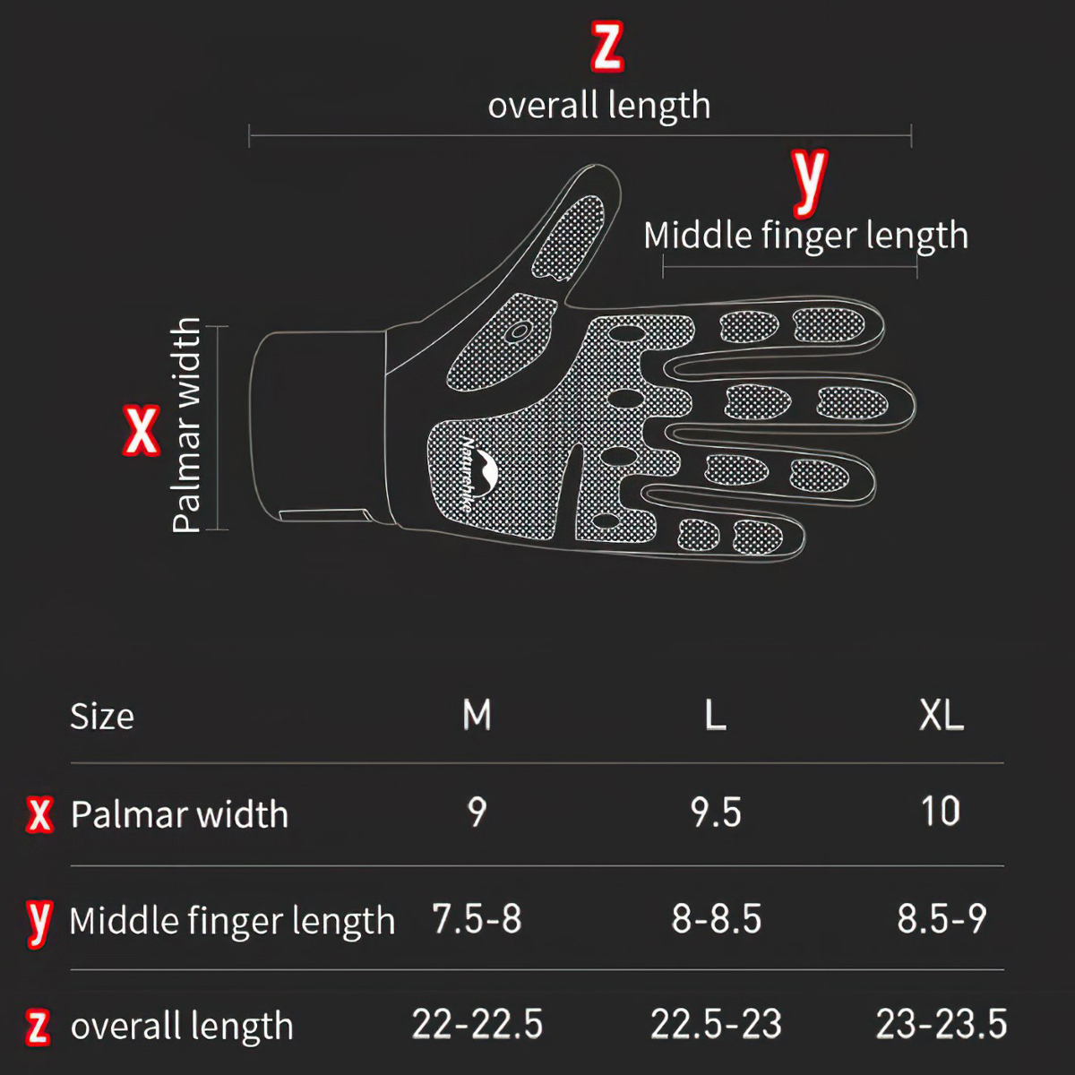 Găng Tay Dã Ngoại Chống Trượt Naturehike Gl10