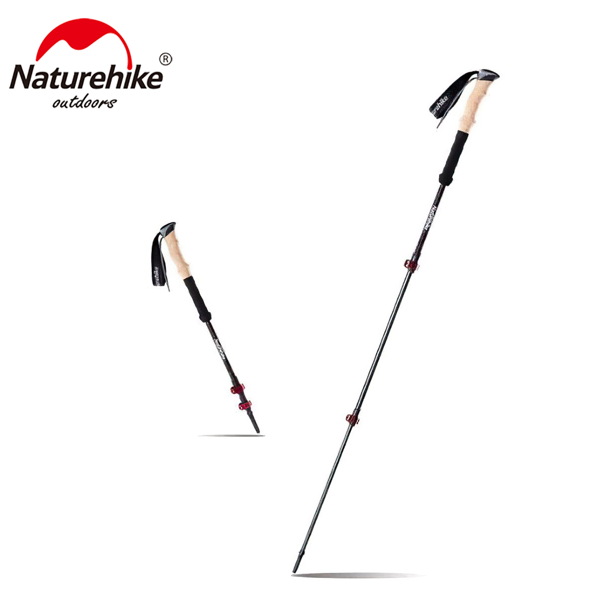 Gậy Leo Núi Bằng Sợi Carbon Naturehike (1 cặp)