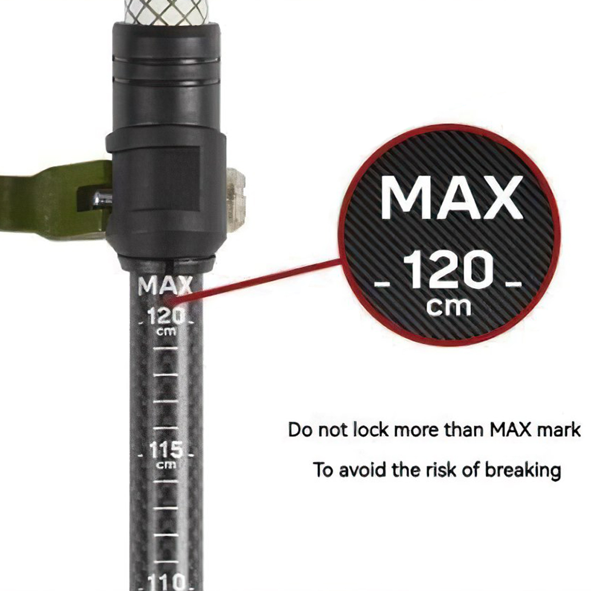 Naturehike Gậy Carbon Leo Núi Siêu Bền Nhẹ (1 cây) CNK2300DS010