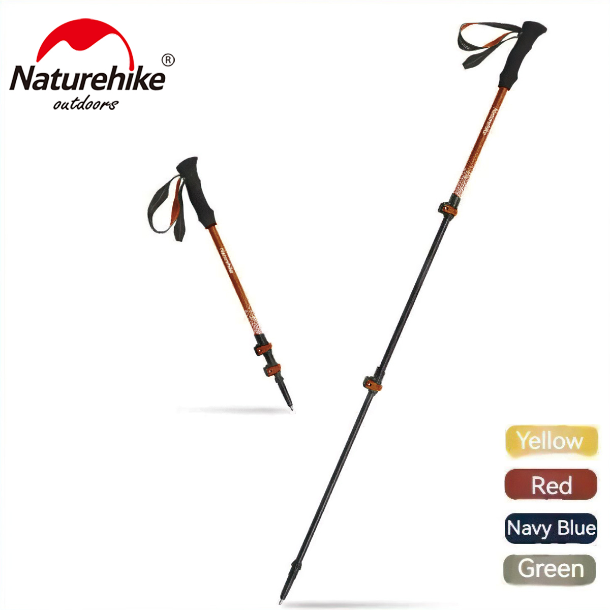 Naturehike Gậy Carbon Leo Núi Siêu Bền Nhẹ (1 cây) CNK2300DS010