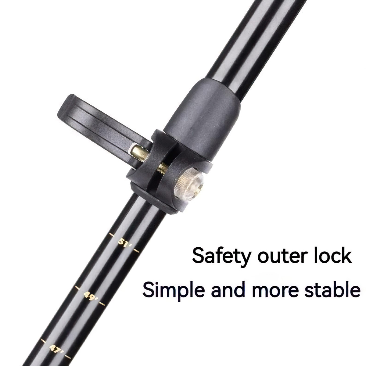 BLACKDOG Bộ 2 Gậy Leo Núi Hợp Kim Nhôm Rút Gọn - 135cm