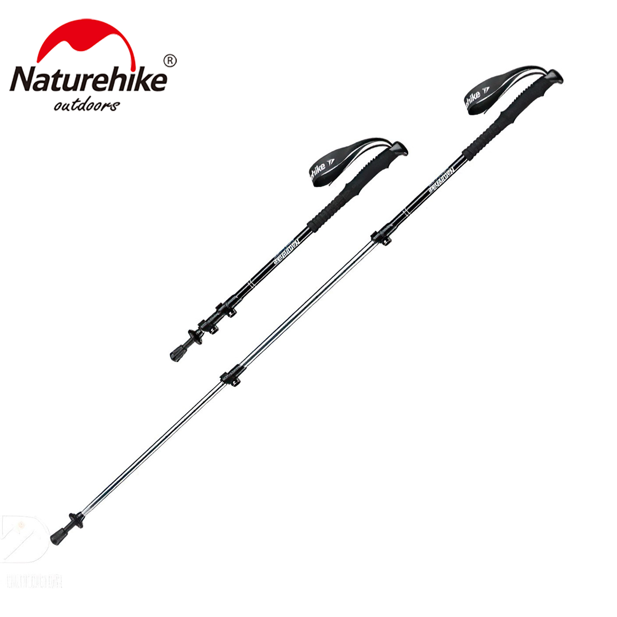 Gậy Leo Núi Hợp Kim Nhôm Rút Gọn Naturehike Trekking Pole - 120cm