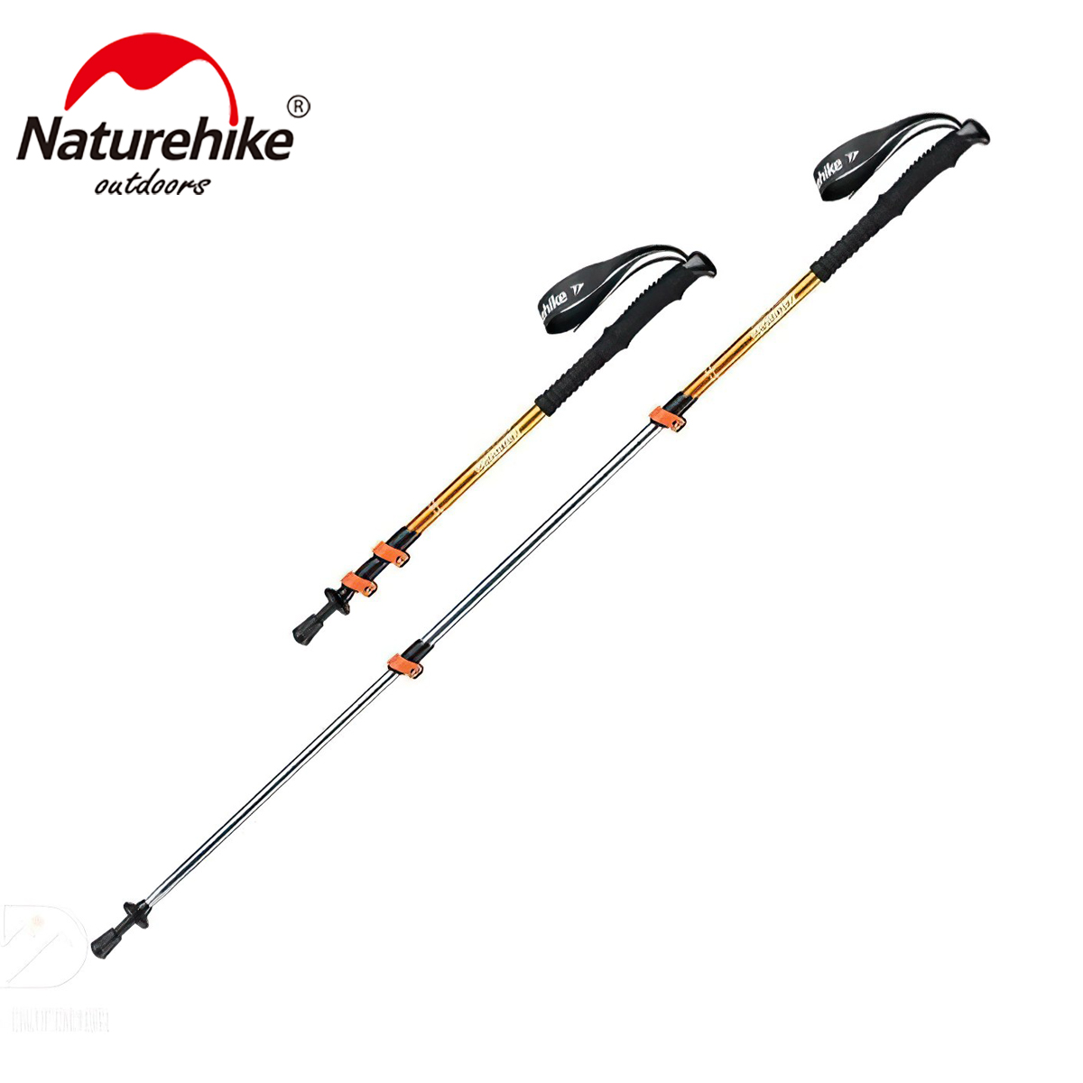 Gậy Leo Núi Hợp Kim Nhôm Rút Gọn Naturehike Trekking Pole - 120cm