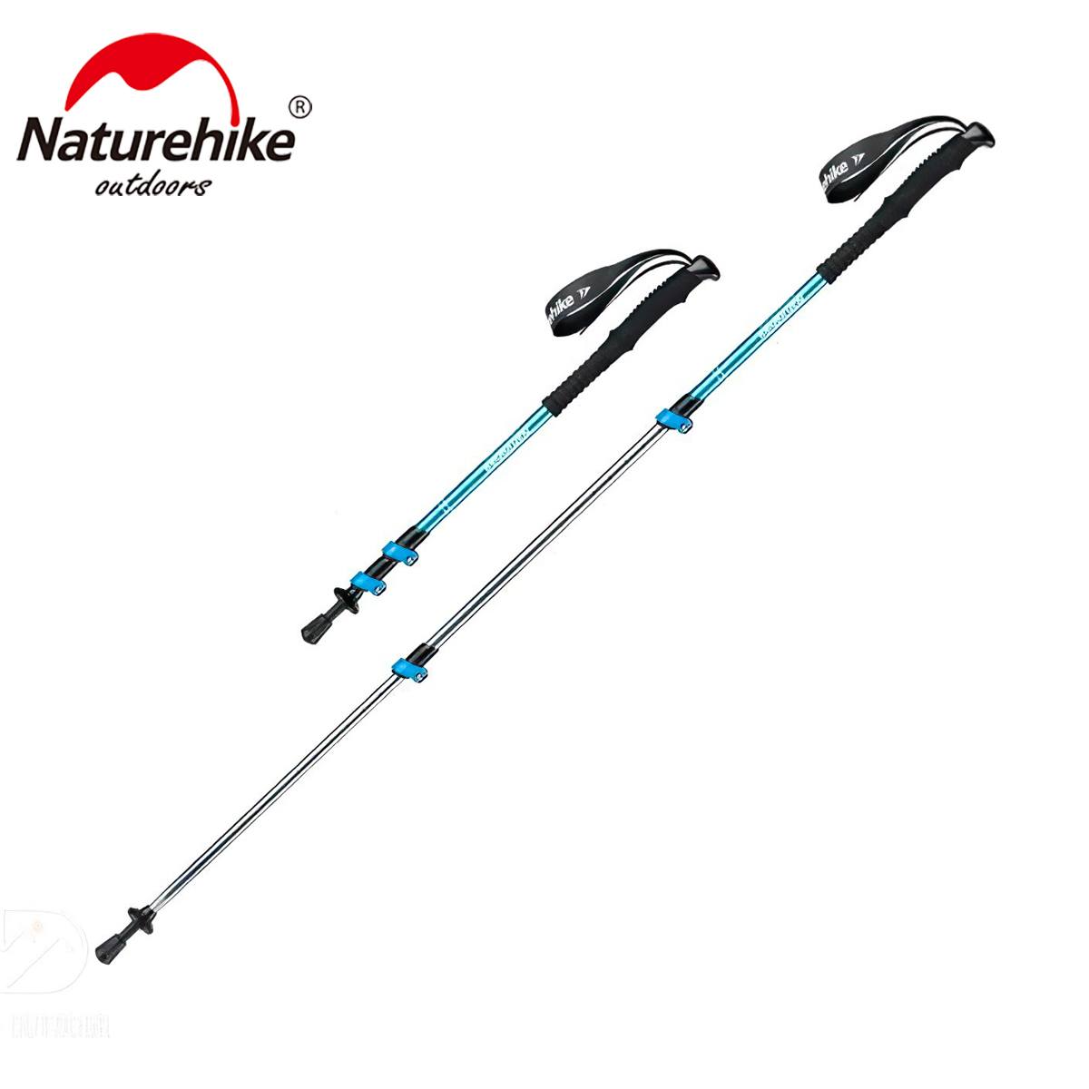 Gậy Leo Núi Hợp Kim Nhôm Rút Gọn Naturehike Trekking Pole - 120cm