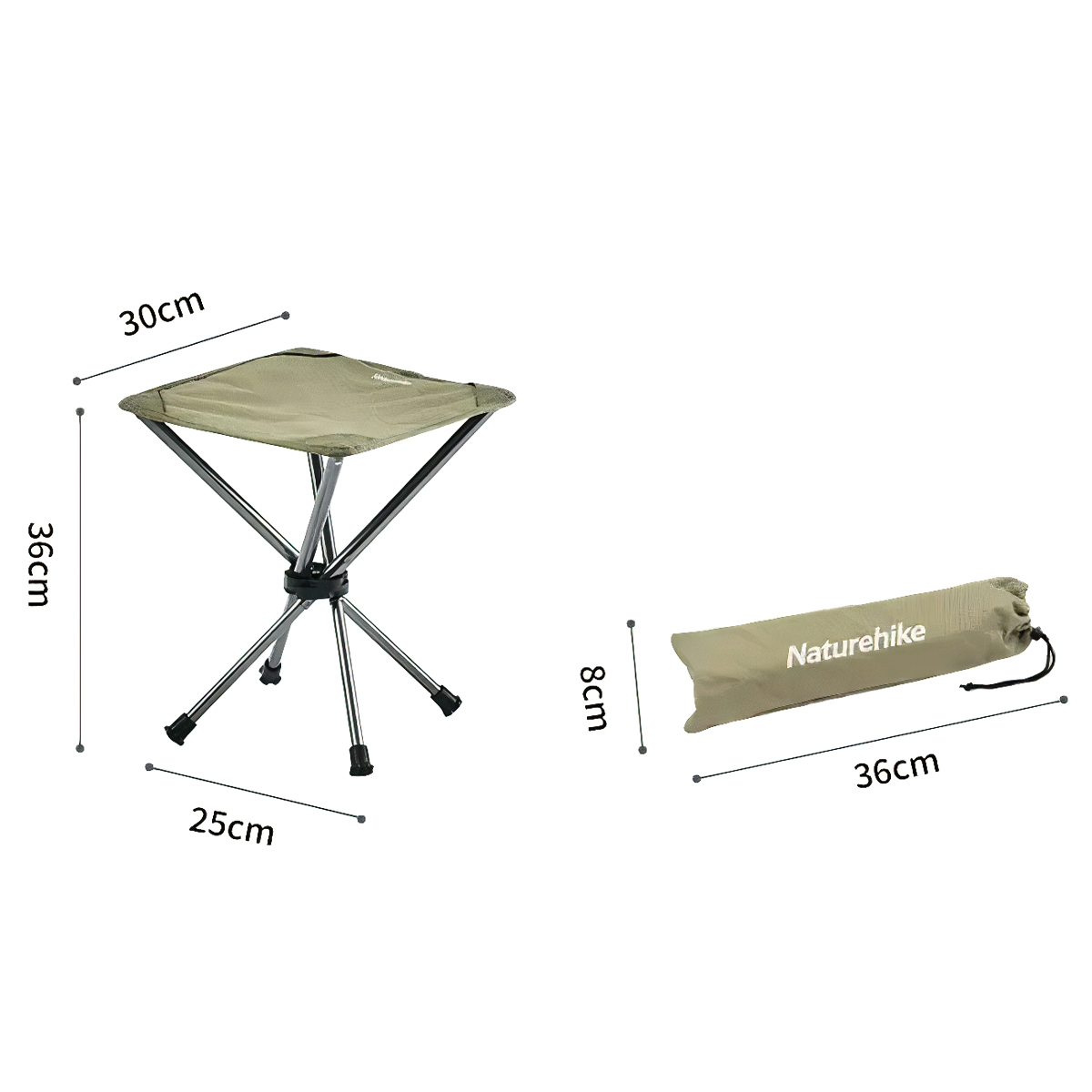 Naturehike CNH22JU056 Ghế Cắm Trại, Du Lịch, Câu Cá Gấp Gọn