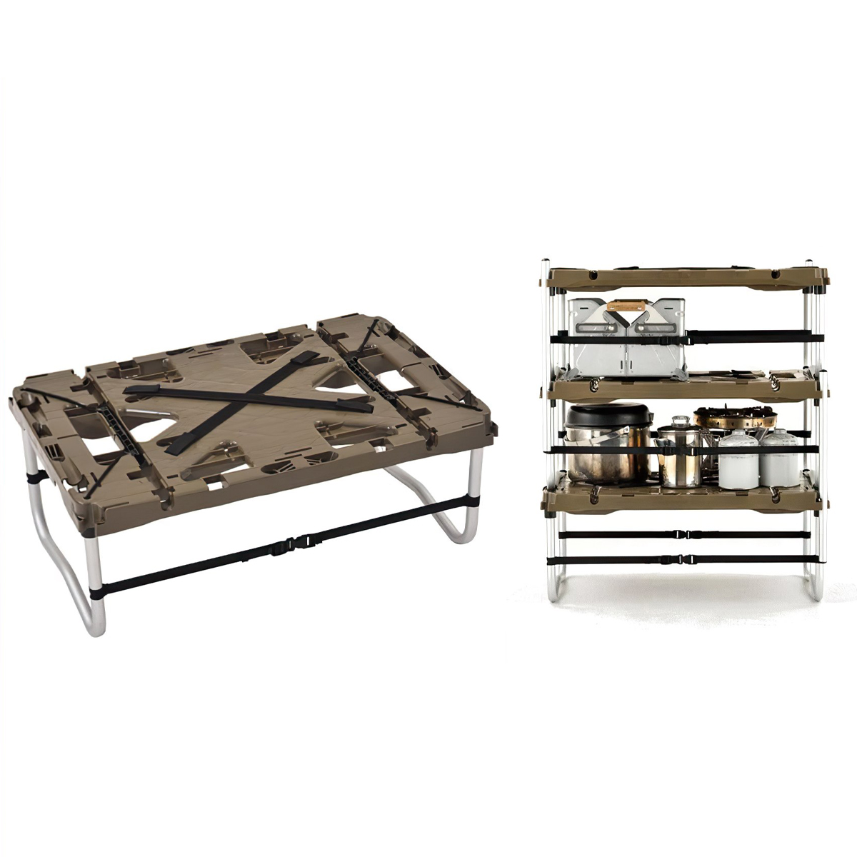 Ghế Cắm Trại Du Lịch Snowpeak Campfield Futon Starter Set