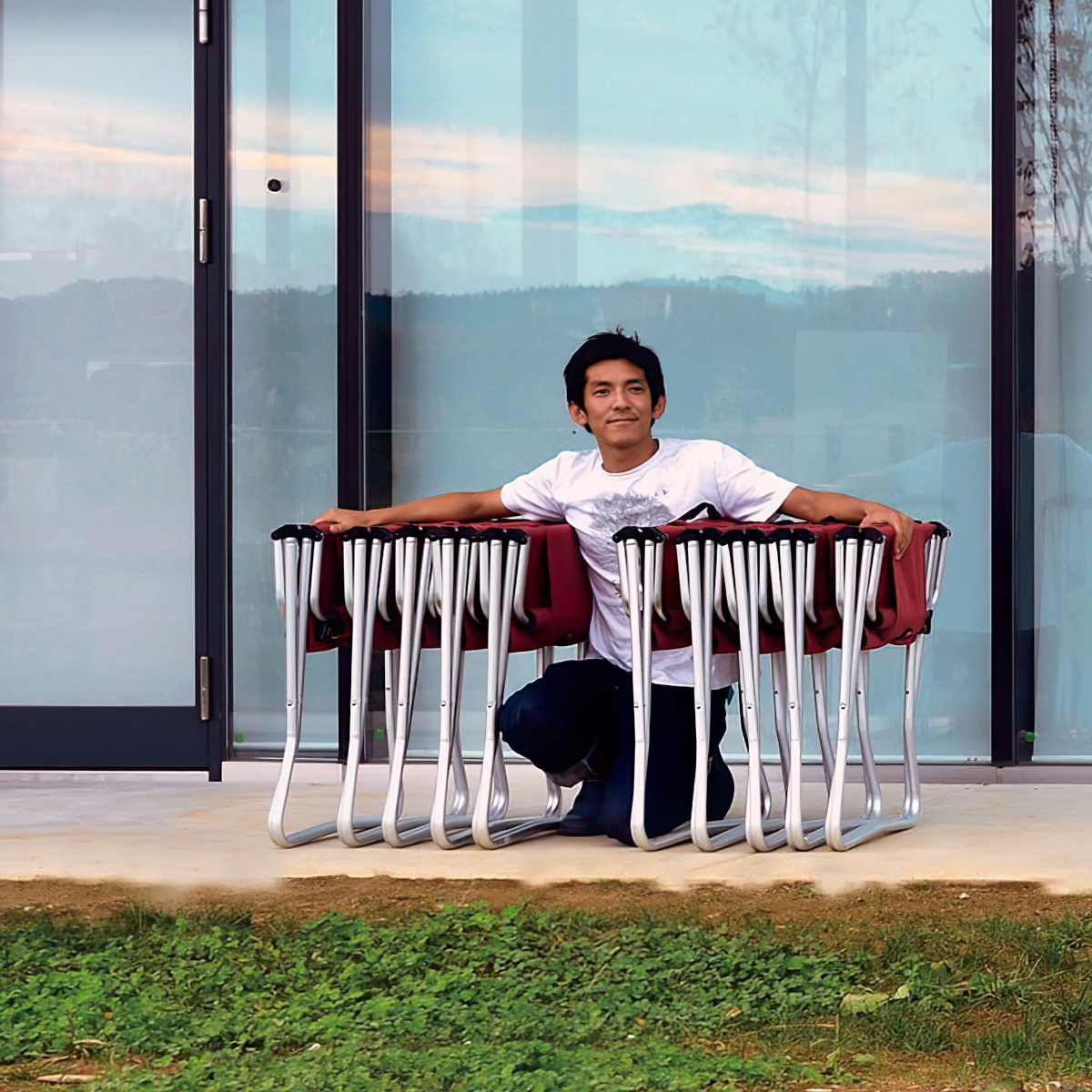 Ghế Cắm Trại Du Lịch Snowpeak Fd Chair Wide Rd