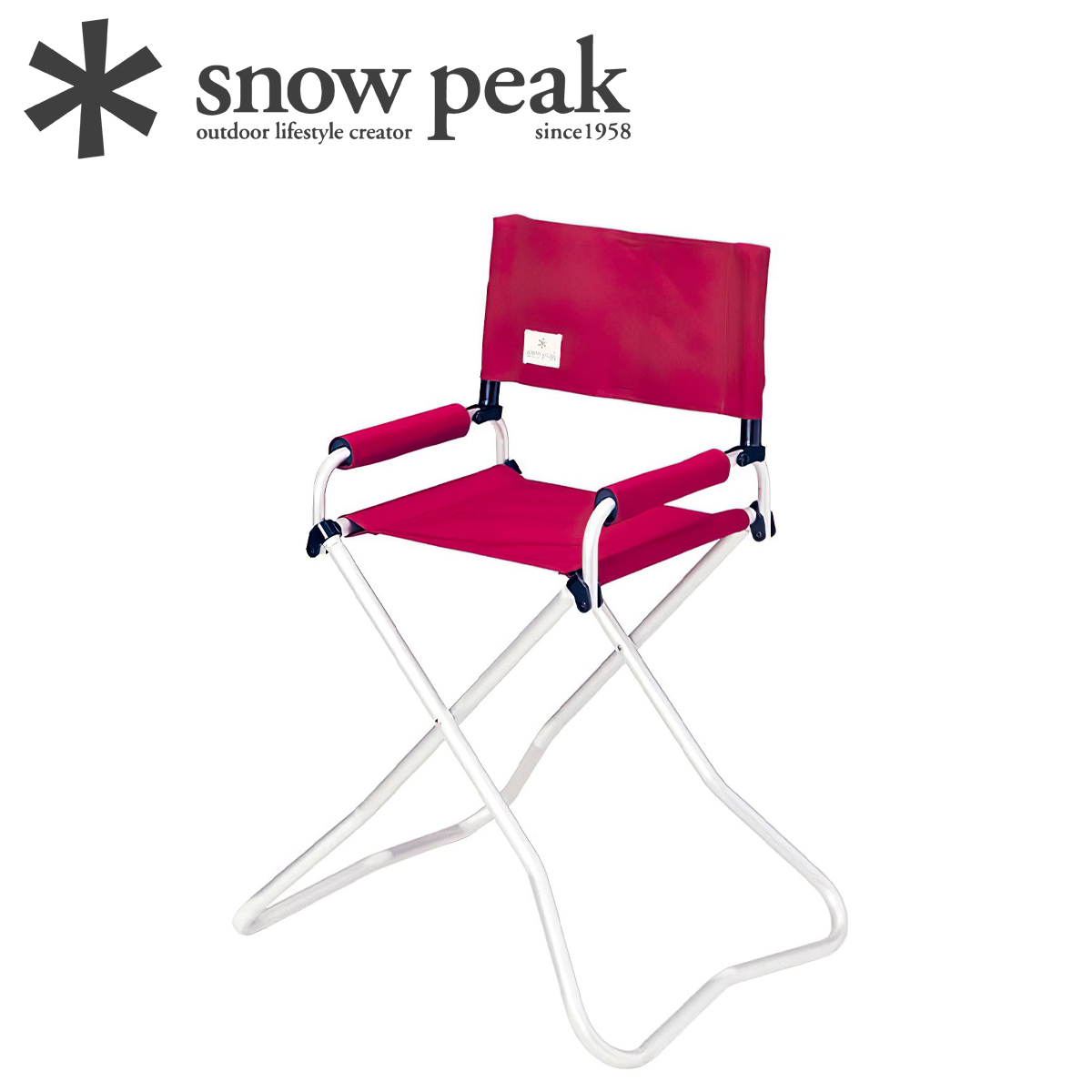 Ghế Cắm Trại Du Lịch Snowpeak Fd Kid'S Chair Red