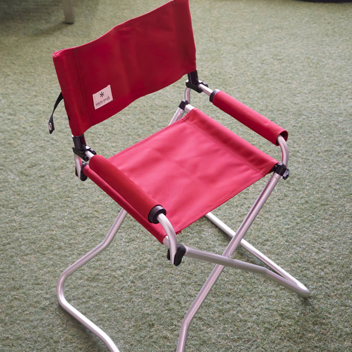 Ghế Cắm Trại Du Lịch Snowpeak Fd Kid'S Chair Red