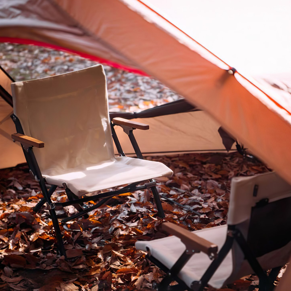 Ghế Cắm Trại Du Lịch Snowpeak Luxury Low Beach Chair