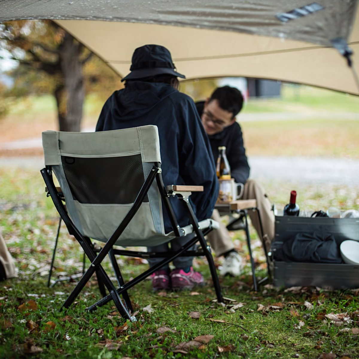 Ghế Cắm Trại Du Lịch Snowpeak Luxury Low Beach Chair