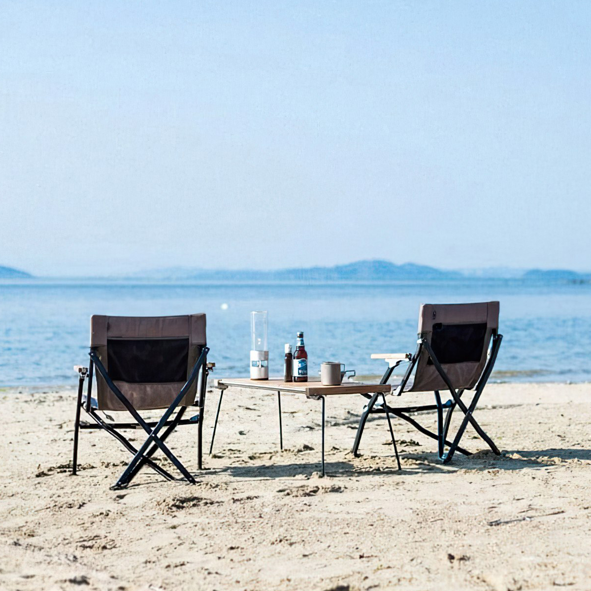 Ghế Cắm Trại Du Lịch Snowpeak Luxury Low Beach Chair