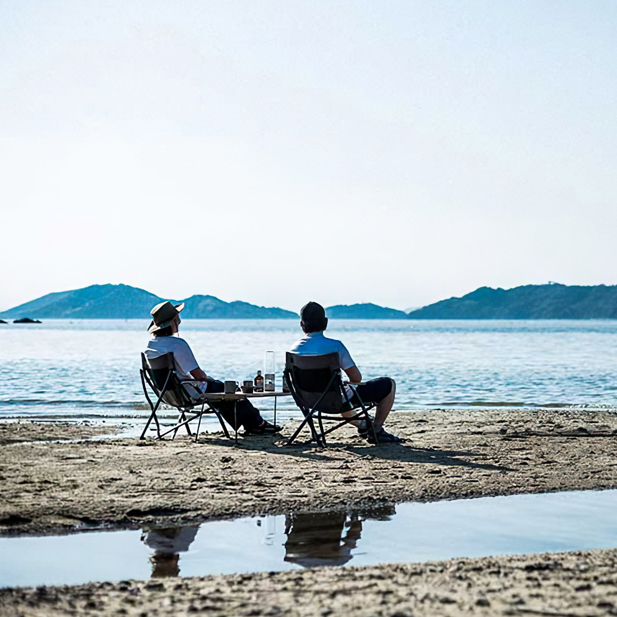 Ghế Cắm Trại Du Lịch Snowpeak Luxury Low Beach Chair