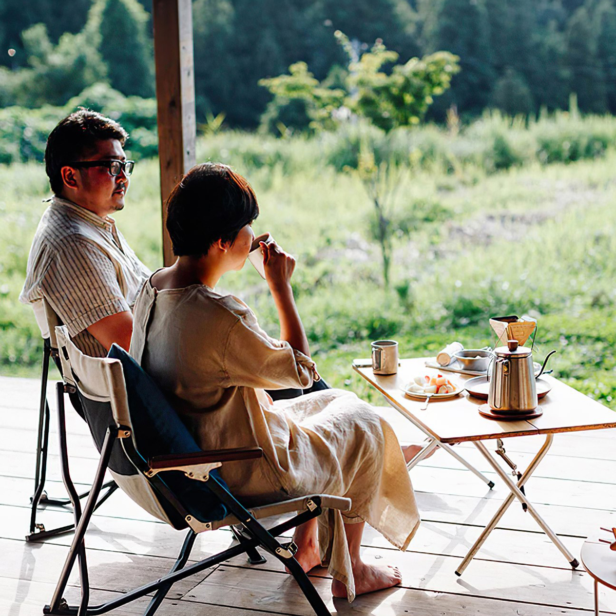 Ghế Cắm Trại Du Lịch Snowpeak Luxury Low Beach Chair