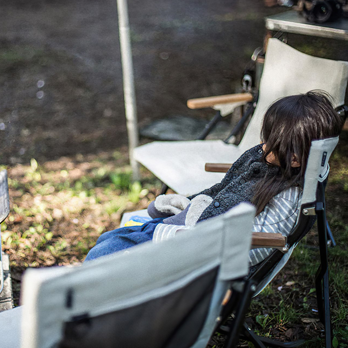 Ghế Cắm Trại Du Lịch Snowpeak Luxury Low Beach Chair