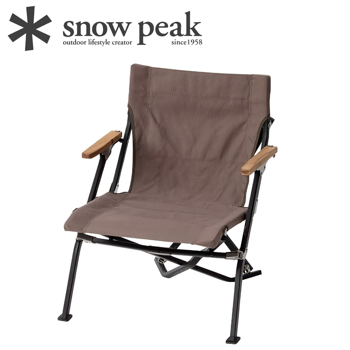 Ghế Cắm Trại Du Lịch Snowpeak Luxury Low Beach Chair