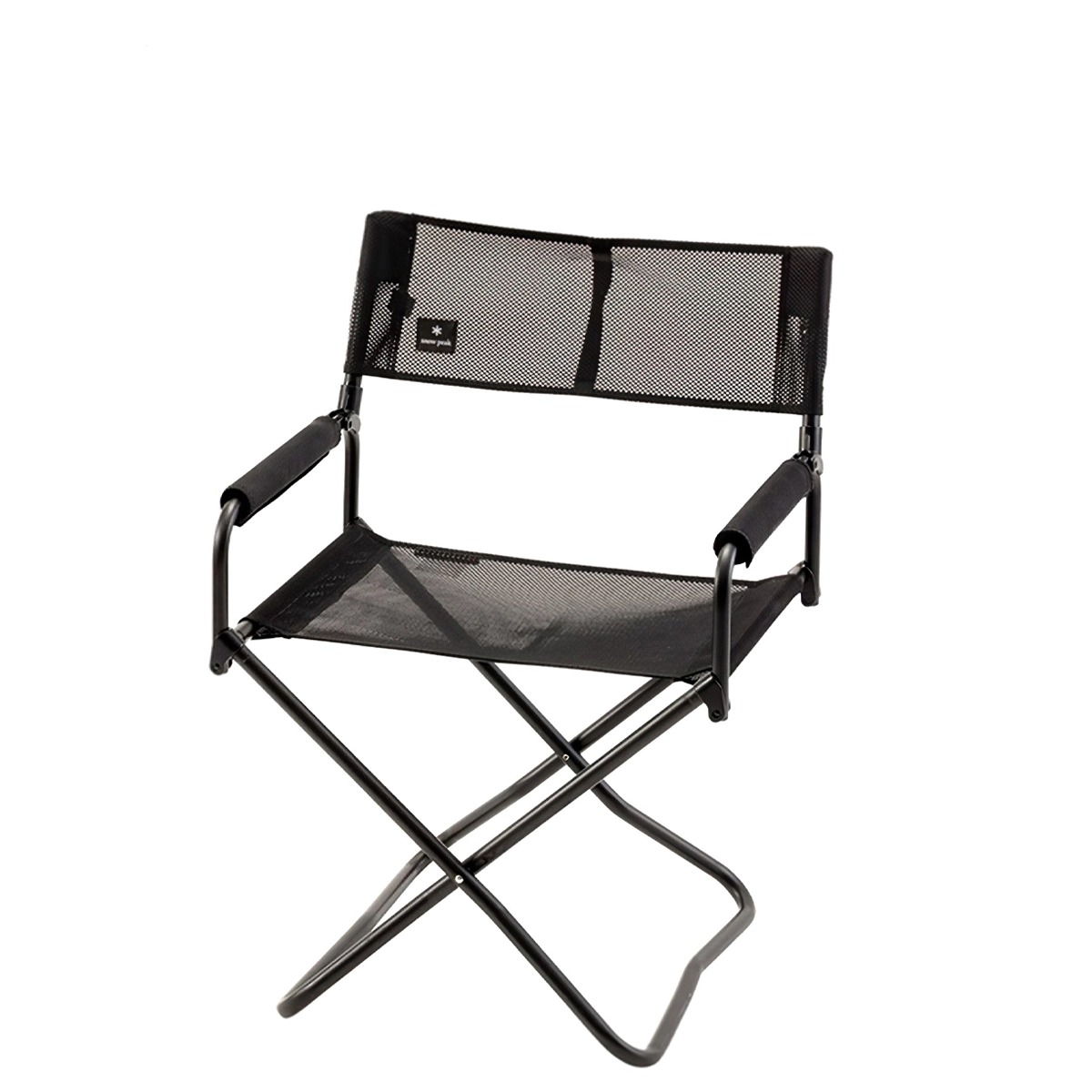 Ghế Cắm Trại Du Lịch Snowpeak Mesh Fd Chair Black