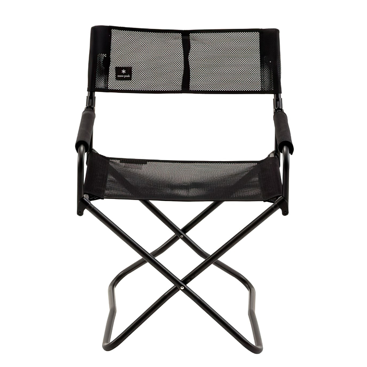 Ghế Cắm Trại Du Lịch Snowpeak Mesh Fd Chair Black