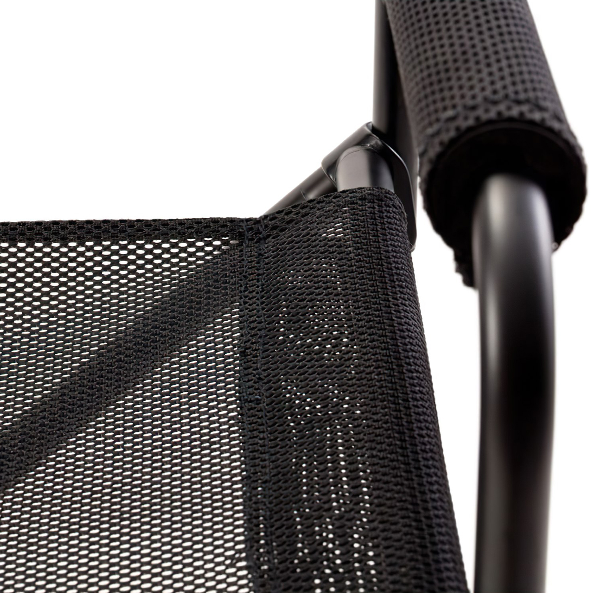 Ghế Cắm Trại Du Lịch Snowpeak Mesh Fd Chair Black