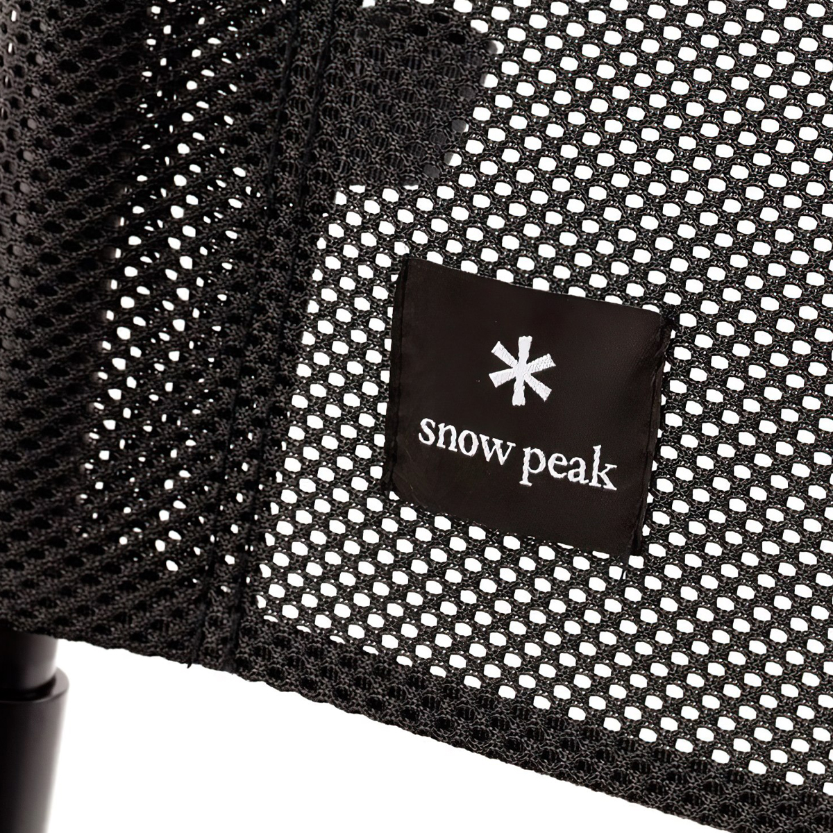 Ghế Cắm Trại Du Lịch Snowpeak Mesh Fd Chair Black