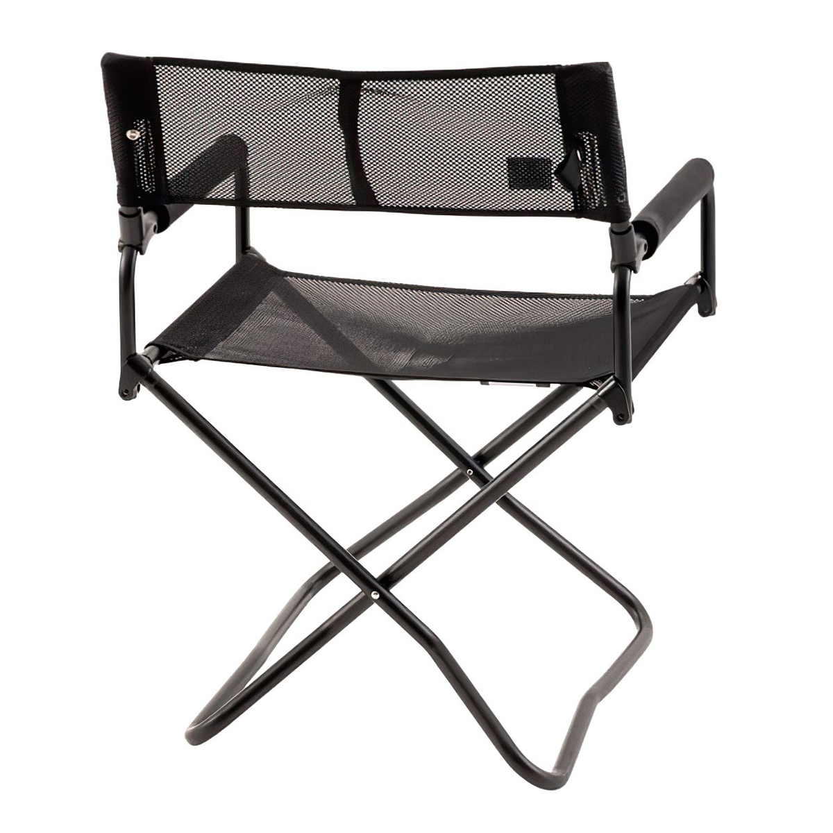 Ghế Cắm Trại Du Lịch Snowpeak Mesh Fd Chair Black