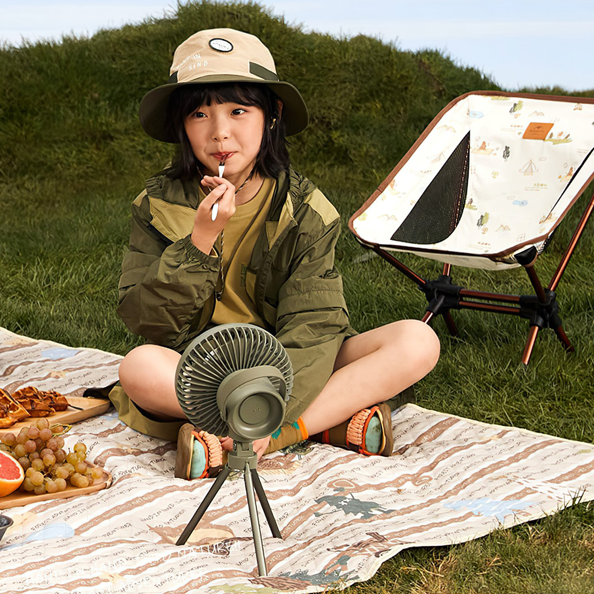 Naturehike CNH22JU008 Ghế Cắm Trại Du Lịch Trẻ Em YL08 Mini Moon Chair For Children