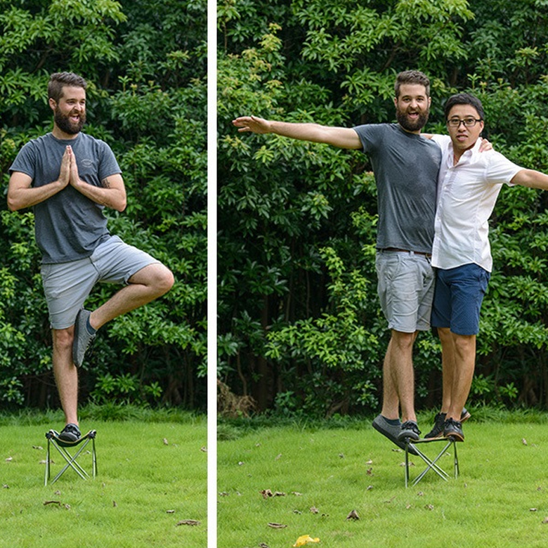 Naturehike NH20JJ019 Ghế Đẩu Cắm Trại Gấp Gọn Portable Folding Stool B